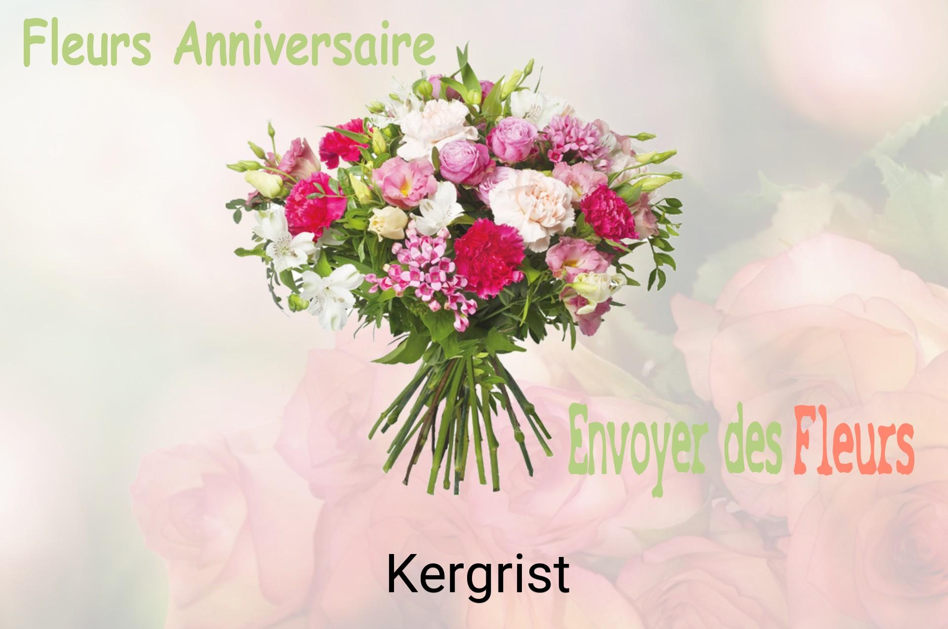 Bouquet de fleurs d’anniversaire livré à Kergrist