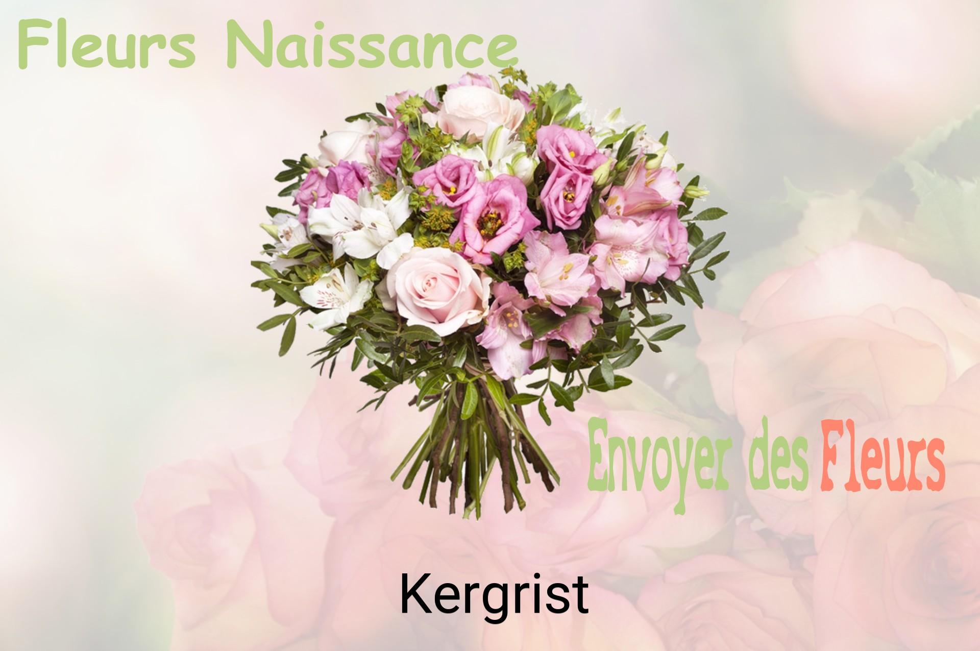 Bouquet de fleurs de naissance livré à Kergrist